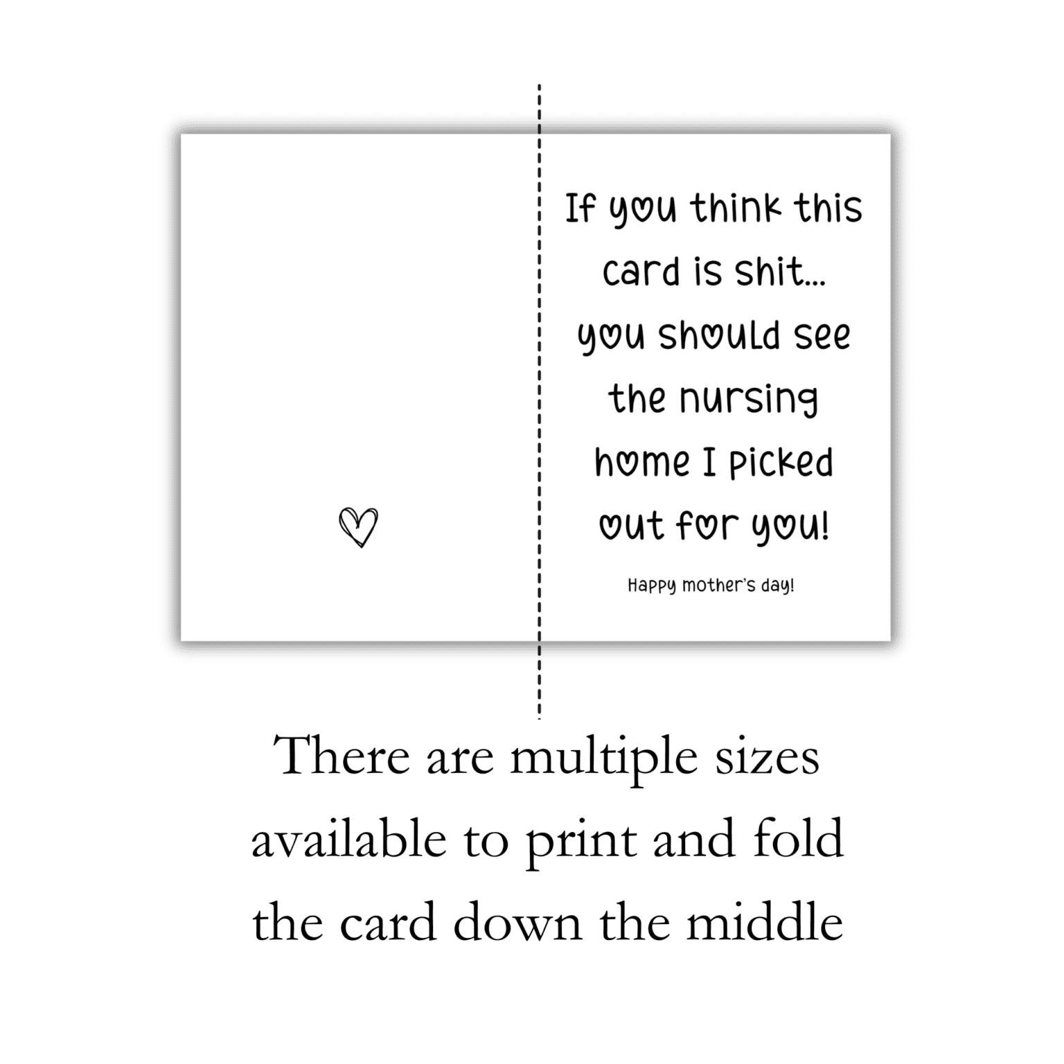 Funny Mothers Day Card Printable - If You Think This Card Is Sh*t - Image 5