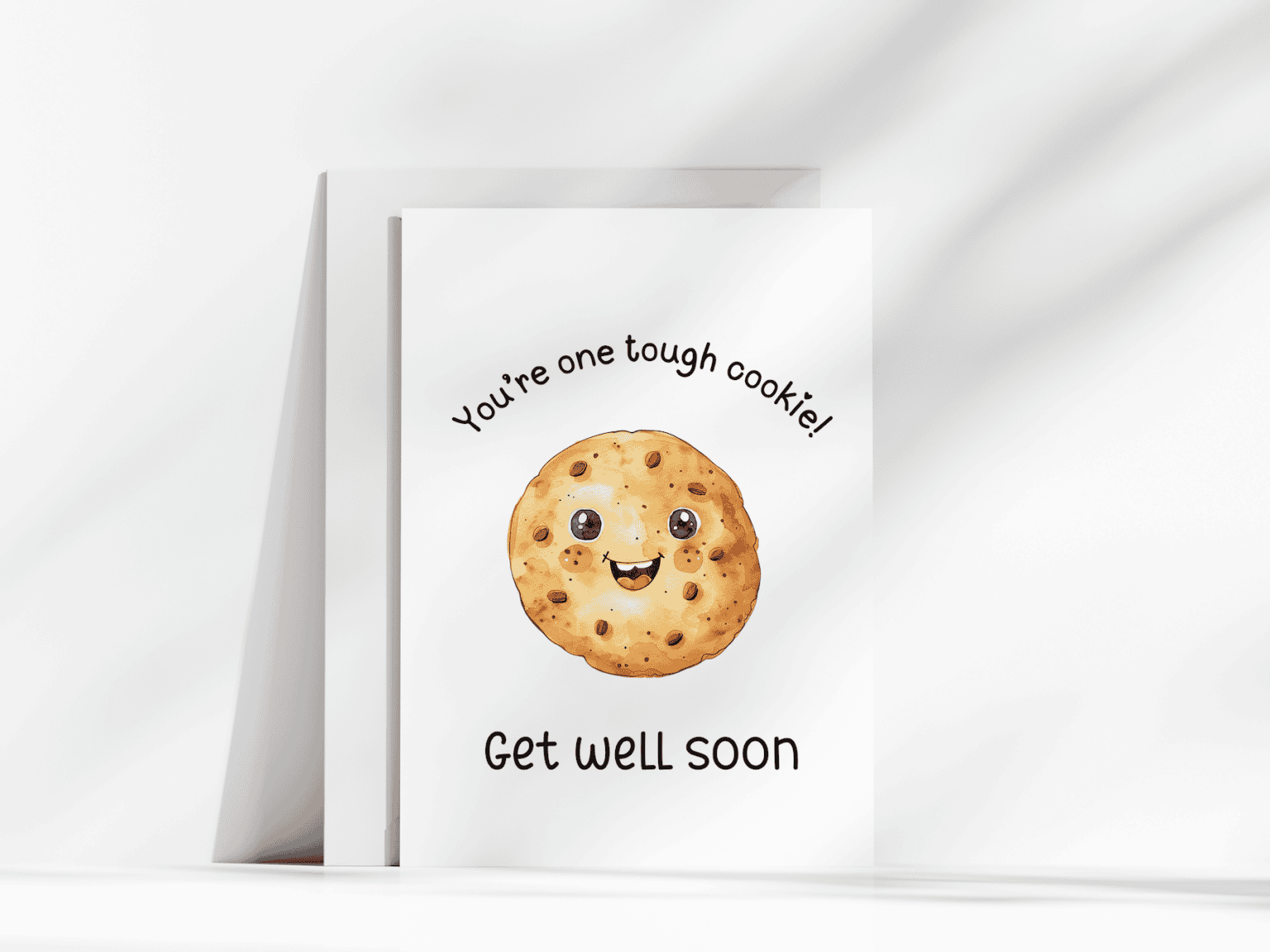 Cute Get Well Soon Card For Kids - You're A Tough Cookie - Image 3