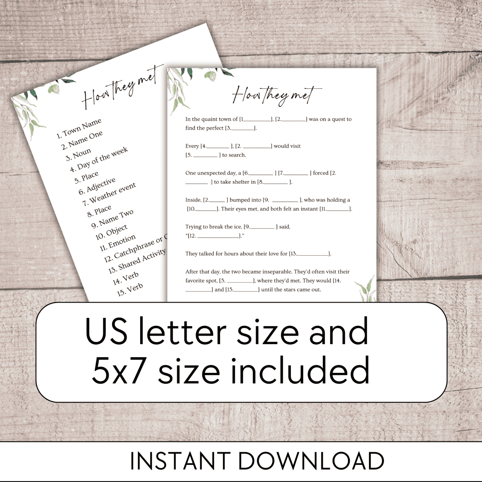 Bachelorette Mad Libs Style Stories 3 Pack - Image 2
